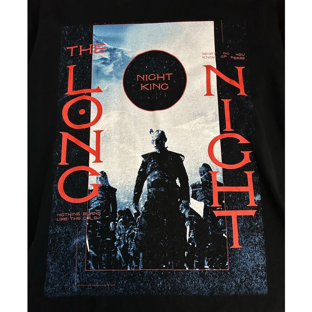 GAME OF THRONES Night King Graphic Short Sleeve Tee Size M